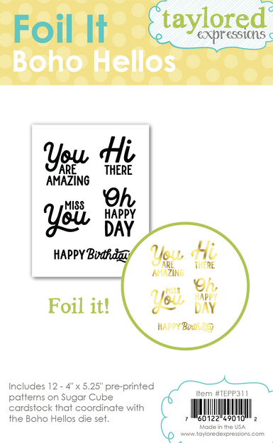 Foil It - Boho Hellos