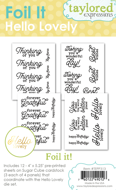Foil It - Hello Lovely