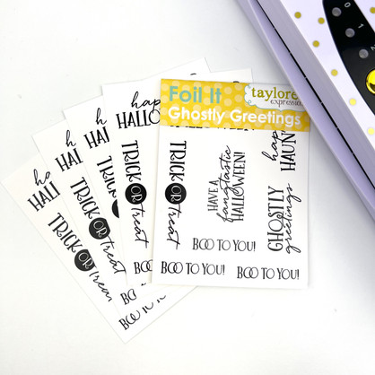 Foil It - Ghostly Greetings