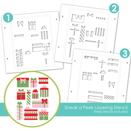 Sneak a Peek Layering Stencil