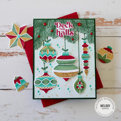 Deck the Halls Strings & Things Clear Stamp Set