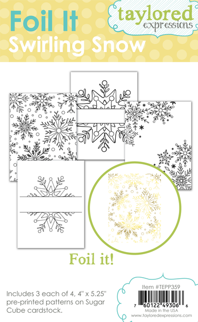 Foil It - Swirling Snow