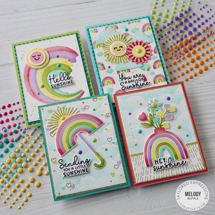 Create-in-Quads Layering Stencil - ROYGBIV