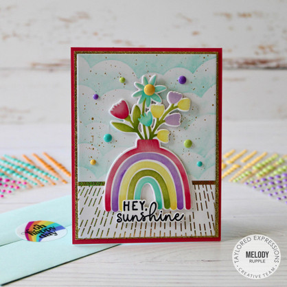 Create-in-Quads - ROYGBIV Vase Die