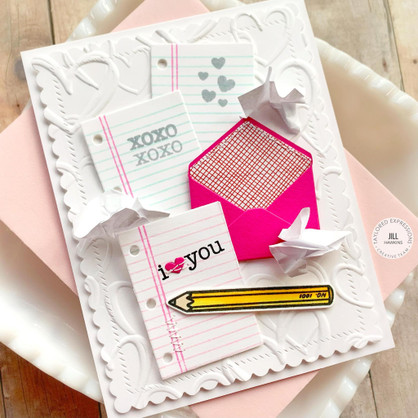Love Letters Clear Stamp & Die Combo
