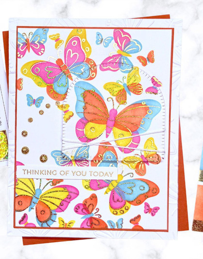 Mini Strips Stamp - Sympathy