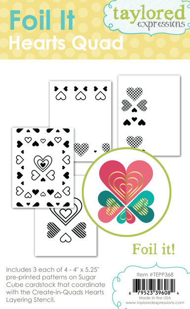 Foil It - Hearts Quad