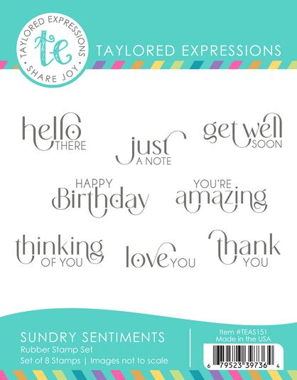 Sundry Sentiments Stamp Set