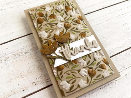 3D Embossing Folder - Blooming Botanical
