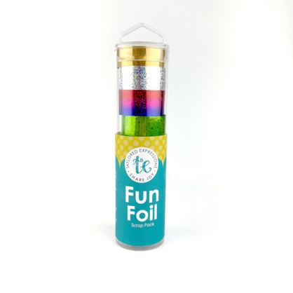 Image of TE Fun Foil - Scrap Pack which includes a variety of different colored foil for papercrafting.