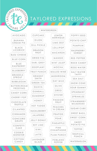 True Colors Stamp Set True Colors Stamp Set