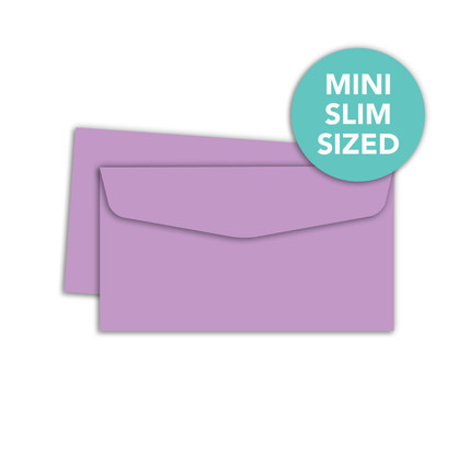 Mini Slim Envelopes - Lavender Glaze Mini Slim Envelopes - Lavender Glaze