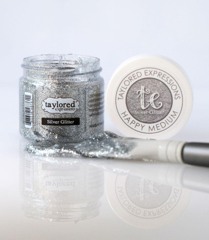 Image of TE Happy Medium - Silver Glitter.