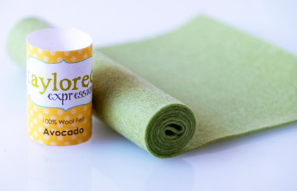 100% Wool Felt - Avocado