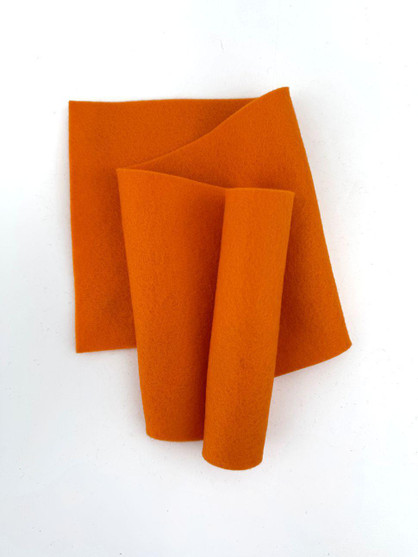 100% Wool Felt - Carrot 100% Wool Felt - Carrot