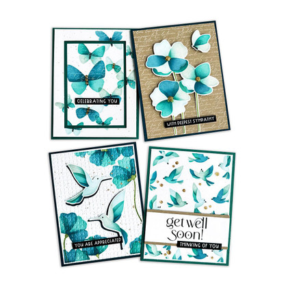 Create-in-Quads Layering Stencil - Flit & Flutter