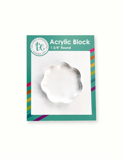 TE Acrylic Block - 1 3/4 in. round