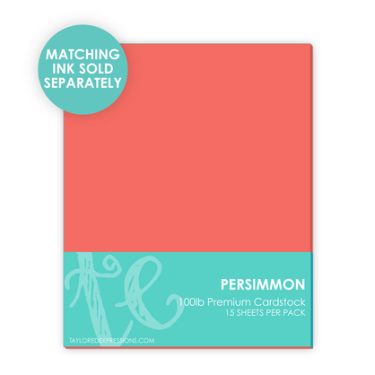 TE Premium Cardstock - Persimmon