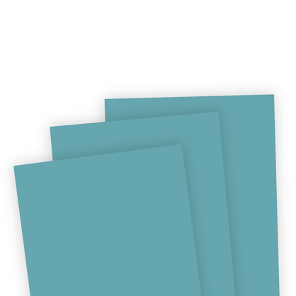 4 pieces of TE premium cardstock - Tiki Mule, which is a blue color.