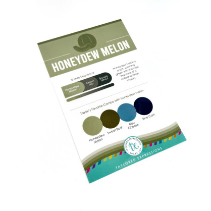 Graphic of Palette Playbook for Honeydew Melon color which compares colors and shades. Graphic of Palette Playbook for Honeydew Melon color which compares colors and shades.