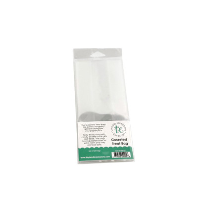 Image of gusseted treat bag for holding treats or goodies in it.