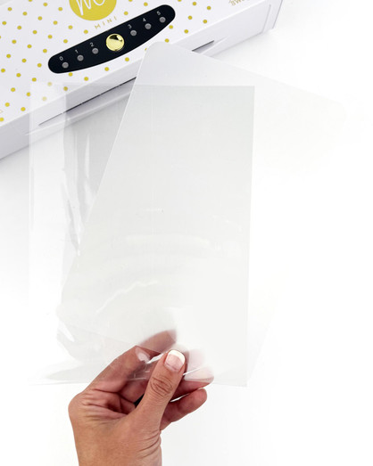 Image of 6x8.5 inch Foil Magic Shim and Foil Transfer Carrier for foiling in the minc for papercrafting.
