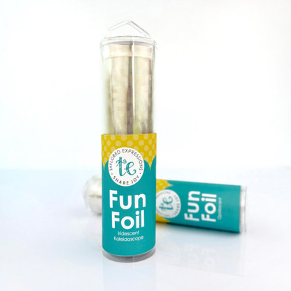 Image of TE Fun Foil - Dreamy Sherbet which creates a light yellow/gold colored foil for papercrafting.