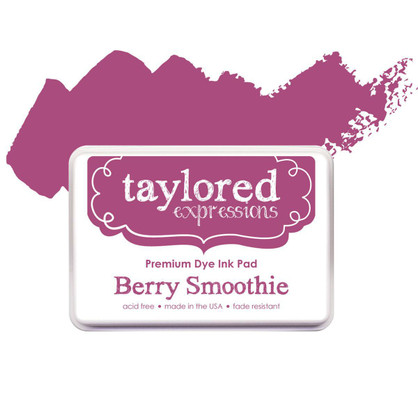 Graphic of Taylored Expressions Berry Smoothie full size ink pad which is a purple color.