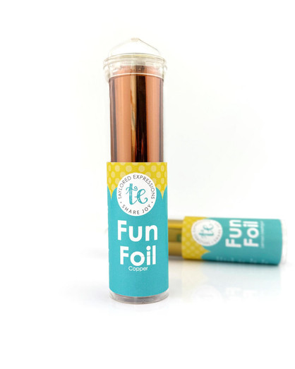 Image of TE Fun Foil - Copper which is a foil of a shade of brown used for papercrafting.