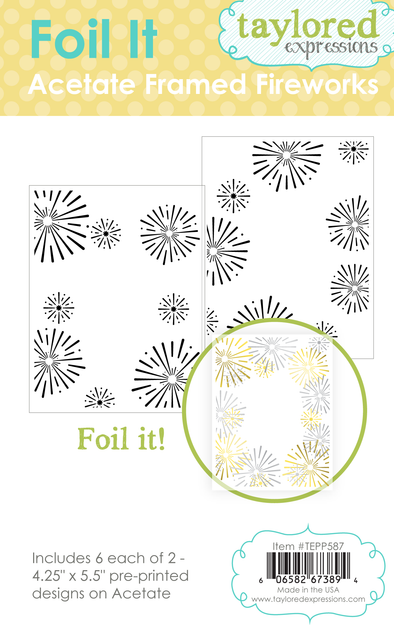 Foil It - Acetate Framed Fireworks