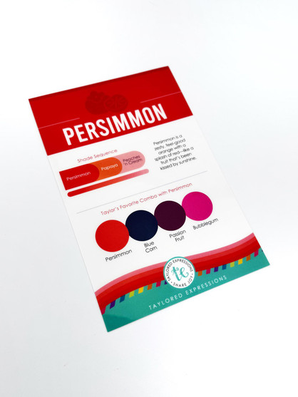 Image of Palette Playbook - Persimmon which shows shading of the orange color.