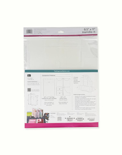 Image of Handle-Its 8.5x11 folder in its original packaging.
