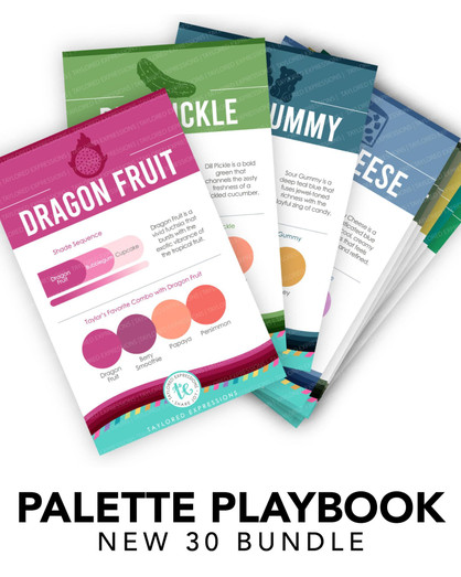Graphic of New 30 Palette Playbook Bundle.