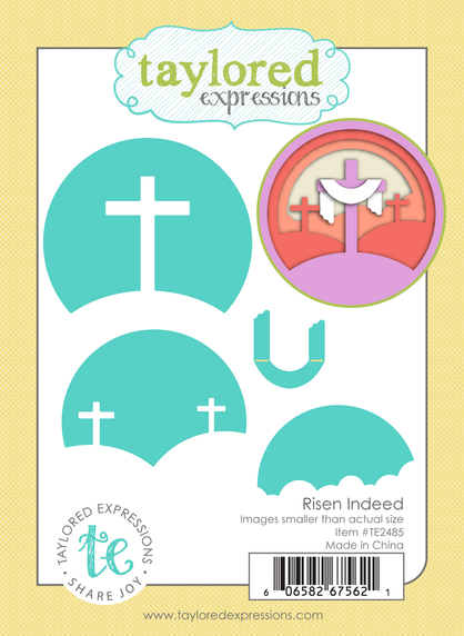 Graphic of Risen Indeed Die Set that includes dies for papercrafting.