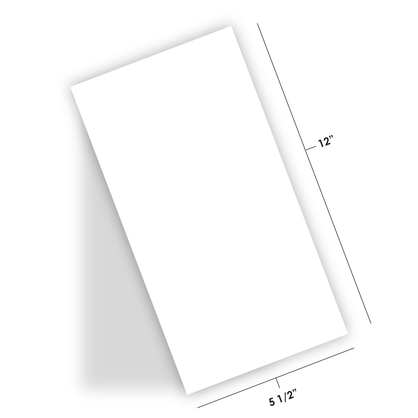 Graphic of Heavyweight A2 Card Bases Sugar Cube (Tri-Fold) which is used for papercrafting.