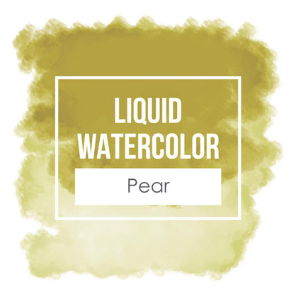 Graphic of TE Liquid Watercolor - Pear which is used for papercrafting.