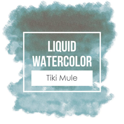 Graphic of TE Liquid Watercolor - Tiki Mule which is used for papercrafting.