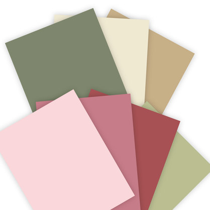 Graphic of TE Premium Cardstock - Sampler Pack - In Stitches which includes 7 different cardstock colors.