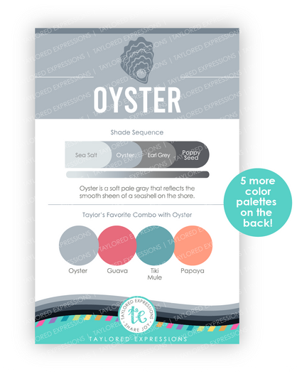 Image of Palette Playbook - Oyster which is a grey color.
