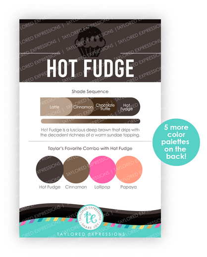Image of Palette Playbook - Hot Fudge which is a dark brown color.