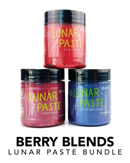 Graphic of Berry Blends Lunar Paste bundle which includes 3 pastes for papercrafting.