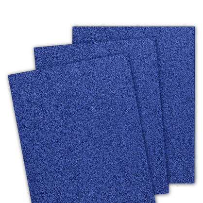 Image of Glitter Cardstock - Blueberry which is used for papercrafting.