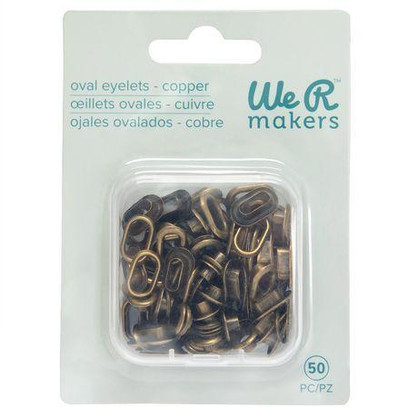 Image of We R Crop-A-Dile Oval Eyelets - Copper.