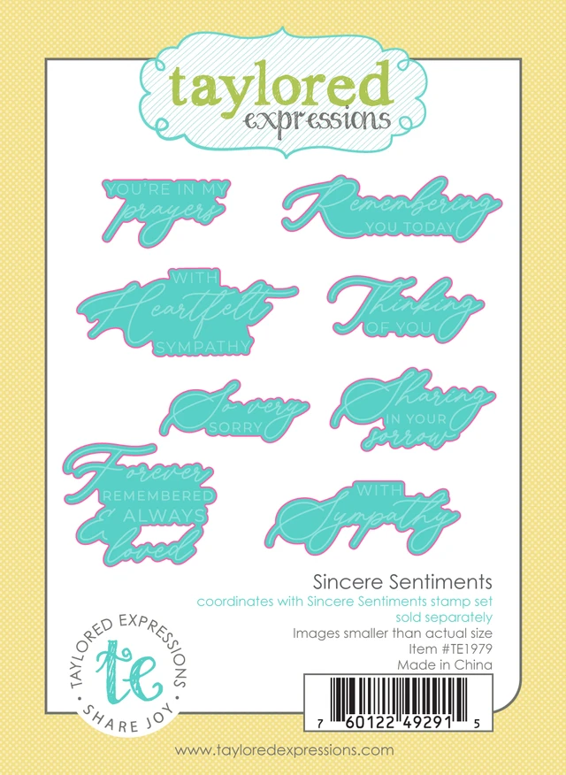 Sincere Sentiments Stamp Set