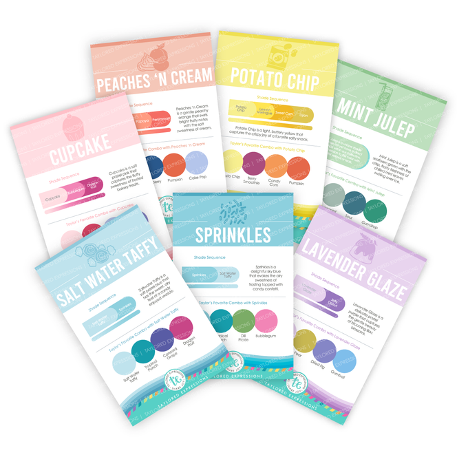 Graphic of Palette Playbook - Pastel Rainbow Bundle.