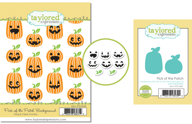 Pick of the Patch Background Cling & Clear Stamp Combo + Dies