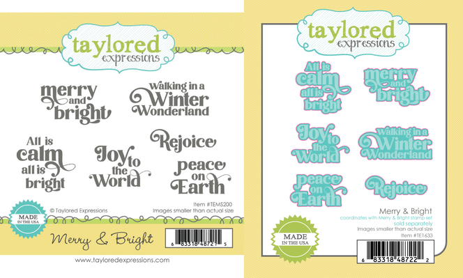 Merry & Bright Stamp Set + Dies