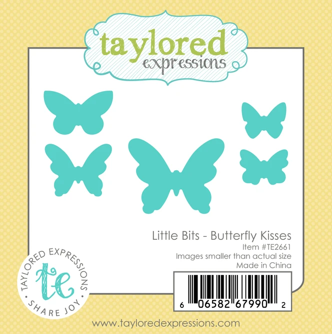Graphic of Little Bits Die Set - Butterfly Kisses which is used for papercrafting.