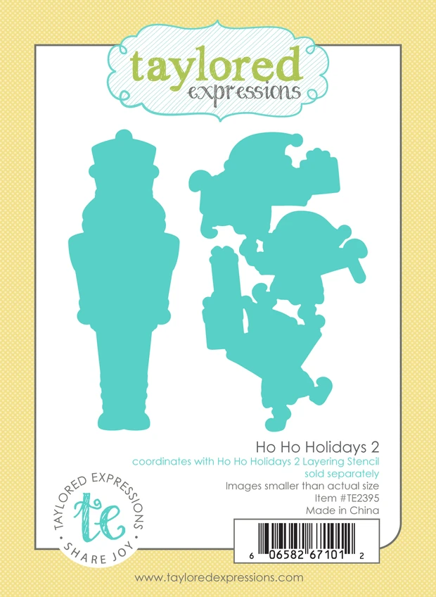 Graphic of Ho Ho Holidays 2 Dies which are used for papercrafting.