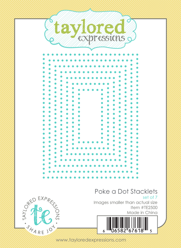Graphic of Poke a Dot Stacklets which is used for papercrafting